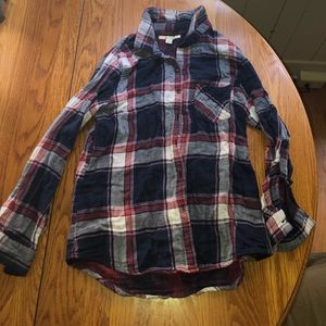 Red, white and blue flannel